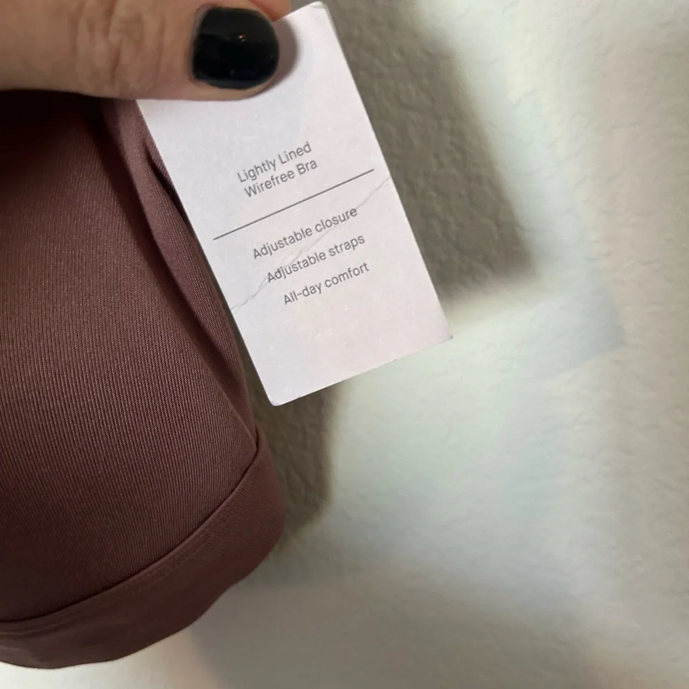 NWT Auden lightly lined wirefree bra 34 DD